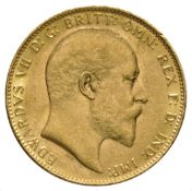1908 - Gold Half sovereign - George V - London