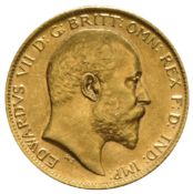 1910 - Gold Half sovereign - King Edward VII - London