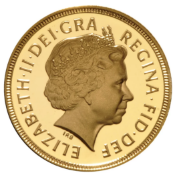 2018 gold proof sovereign - queen elizebeth - fifth head