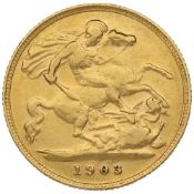 1903 - King Edward VII - Half Sovereign