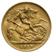 1913 - Half Sovereign - King George V -