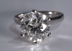 4.33 Carat Diamond Engagement ring