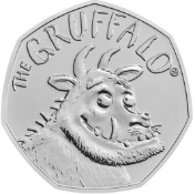 The Gruffalo 50p Royal Mail BUNC pack