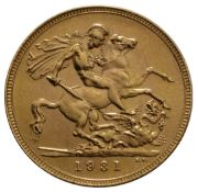 1931 gold sovereign - george V - SA