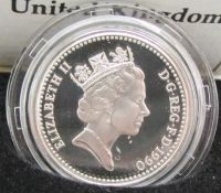 Royal Mint £1 Silver proof coin 1990
