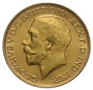 1912 gold sovereign - King George V