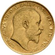 1907 gold sovereign - Edward VII