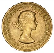 1968 gold sovereign - queen victoria young head- London