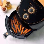 (V166) 5L Air Fryer Vapour steam action for low-fat frying and fast results Adjustable temper...