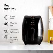 (V136) 1.5L Air fryer All the taste of deep fat frying with up to 80% fewer calories. Vapour ...