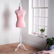 (V146) Blush Pink Velvet Mannequin The chic way to make or show off clothing and accessories! ...