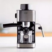 (V80) 4 Bar Espresso Machine Features include a glass carafe that can hold enough for 4 espres...