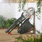 (V157) 3000W Leaf Blower Keep your garden tidy with the VonHaus Leaf Blower Powerful 3000W mo...
