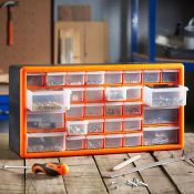 (V174) 30 Drawer Storage Organiser Ideal for storing small parts such as nuts, bolts, screws, ...