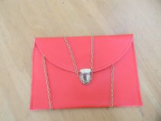 Red ladies Chain bag shoulder evening clutch bag