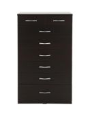 Boxed Item Peru 8 Drawers Chest [Espresso] 124X70X40Cm Rrp:£250.0