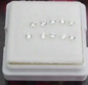 Set of 10 - 0.40 ct. Diamond Lot - I-J / SI - UNTREATED