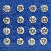 Set of 16 - 0.32 ct. Diamond Lot - I-J / I - UNTREATED