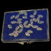 1.75 ct. Marquise Shape Diamond Lot - I-J - UNTREATED