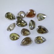 2.05 ct. Pear Brilliant Diamond Lot Untreated AUSTRALIA