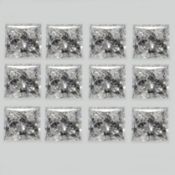 Set of 12 - 0.60 ct. Princess cut Diamonds - UNTREATED