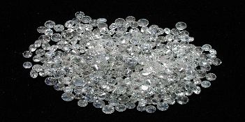 12.02 ct. Round Brilliant Diamond Lot G-H/I - UNTREATED