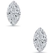 Pair of 0.30 ct. Marquise shape Diamonds - UNTREATED