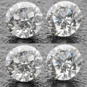 Set of 4 - 0.24 ct. Diamond Lot - I-J / I - UNTREATED