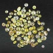2.08 ct. Fancy Yellow Diamond Lot - UNTREATED
