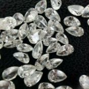 1.92 ct. Pear Shape Diamond Lot - G-H - UNTREATED
