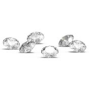 Set of 6 - 0.72 ct. Round Brilliant Diamonds UNTREATED