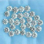 Set of 28 - 0.84 ct. Round Brilliant Diamonds Untreated