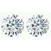 Set of 2 - 0.30 ct. Round Brilliant Diamonds UNTREATED