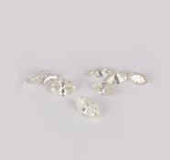 0.56 ct. Marquise Shape Diamond Lot - K-L - AFRICA
