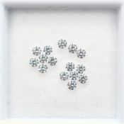 Set of 15 - 0.90 ct. Round Brilliant Diamonds - I / J