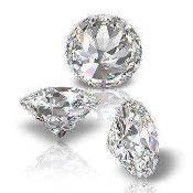 Set of 3 - 1.20 ct. Round Brilliant Diamonds Untreated