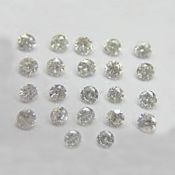 Set of 22 - 0.44 ct. Round Brilliant Diamonds UNTREATED