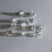 Set of 11 - 0.11ct. Round Brilliant Diamond Lot G-H /I