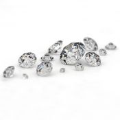 Set of 13 - 0.52 ct. Round Brilliant Diamonds UNTREATED