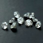 Set of 10 - 0.40 ct. Round Brilliant Diamonds - H-I / I