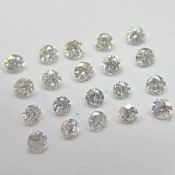 Set of 20 - 0.40 ct. Round Brilliant Diamonds UNTREATED