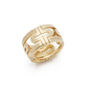 Bulgari 18k Yellow Gold Parentesi Ring