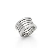 Bulgari 18k White Gold 5 Band B.Zero 1 Ring