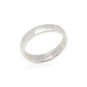 Tiffany & Co. Platinum 4.5mm Lucida Wedding Band