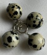 Dalmatian Jasper Cuff Links