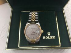 Rolex Datejust 18K and Stainless
