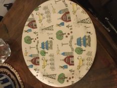 Vintage Retro Dinner Plate 
