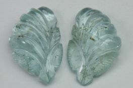 22.12 Ct Natural Aquamarine Carving