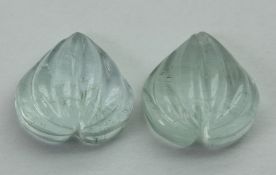 12.14 Ct Natural Aquamarine Carving