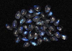 10.47 Ct Natural Rainbow Moonsone Lot